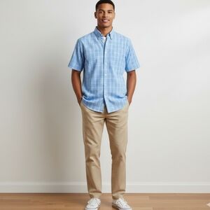 👕VAN HEUSEN - No Iron Button Down